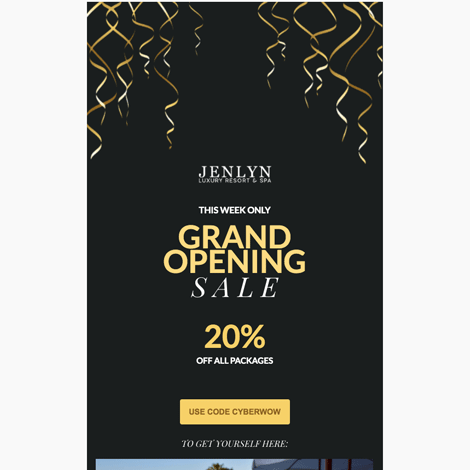 Grand Opening Sale